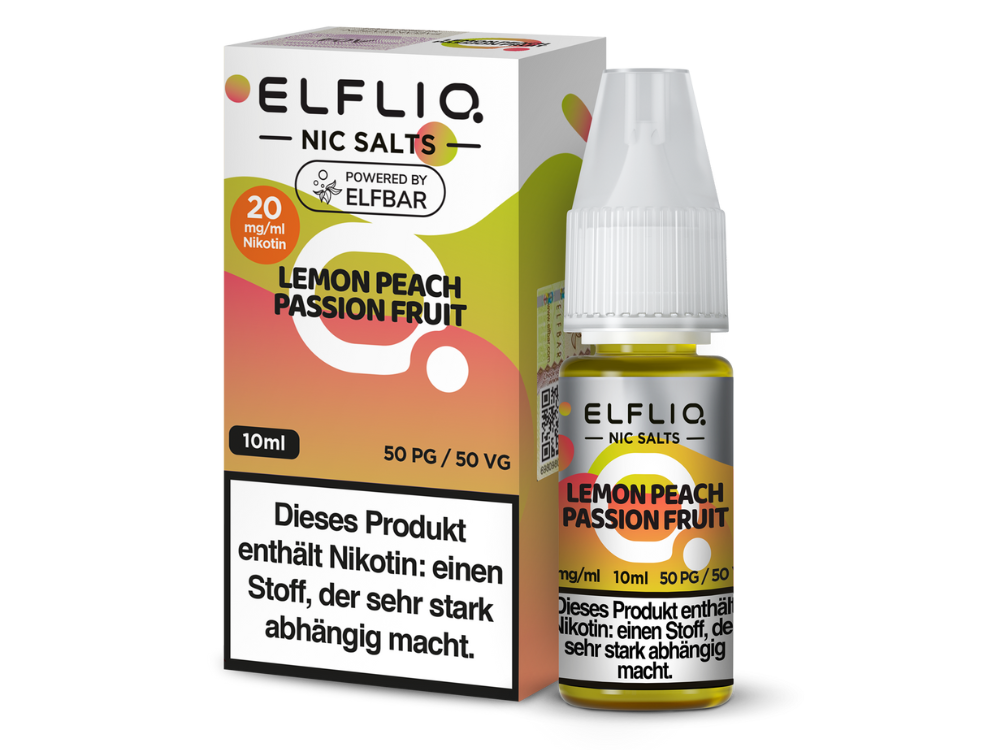 ELFLIQ LEMON PEACH PASSION FRUIT 20MG