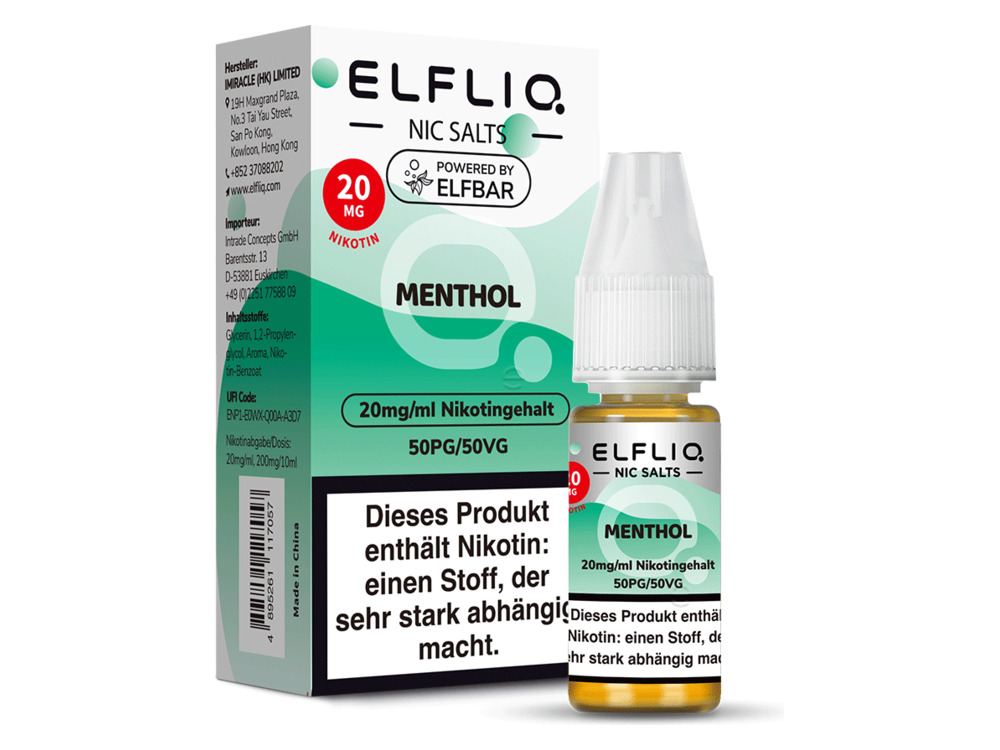 ELFLIQ MENTHOL 20MG