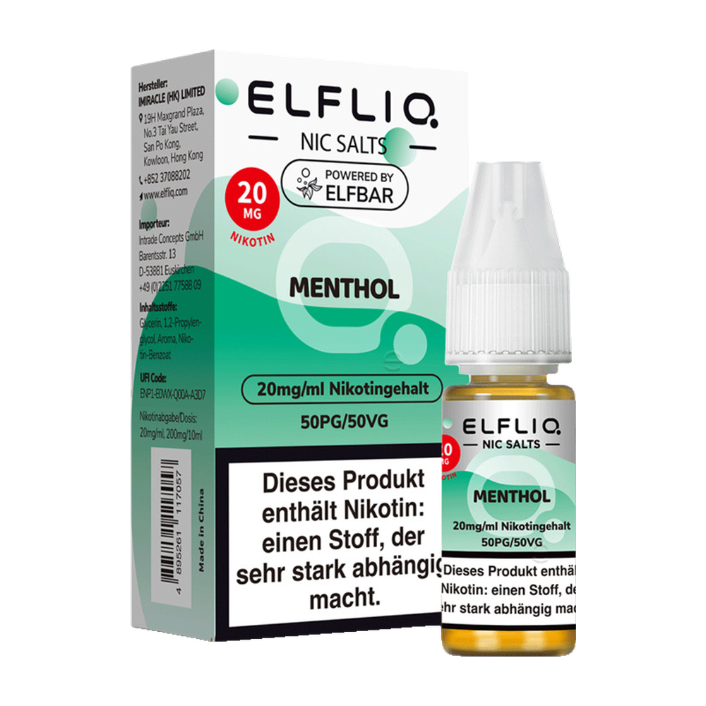 ELFLIQ MENTHOL 20MG