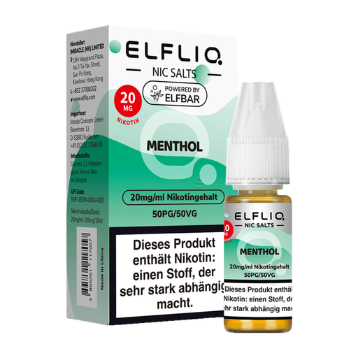 [CHD-10128] ELFLIQ MENTHOL 20MG