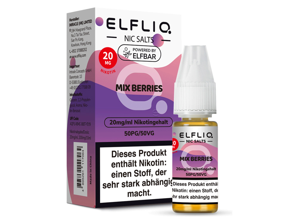 ELFLIQ MIX BERRIES 20MG