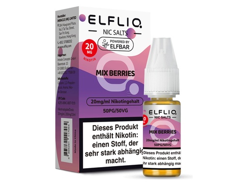 [CHD-10129] ELFLIQ MIX BERRIES 20MG