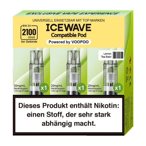 [CHD-10912] Icewave Lemon Tea Basil 20mg 3er