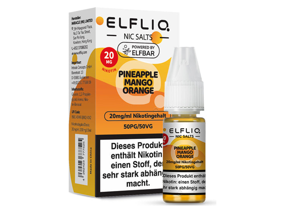 ELFLIQ PINEAPPLE MANGO ORANGE 20MG