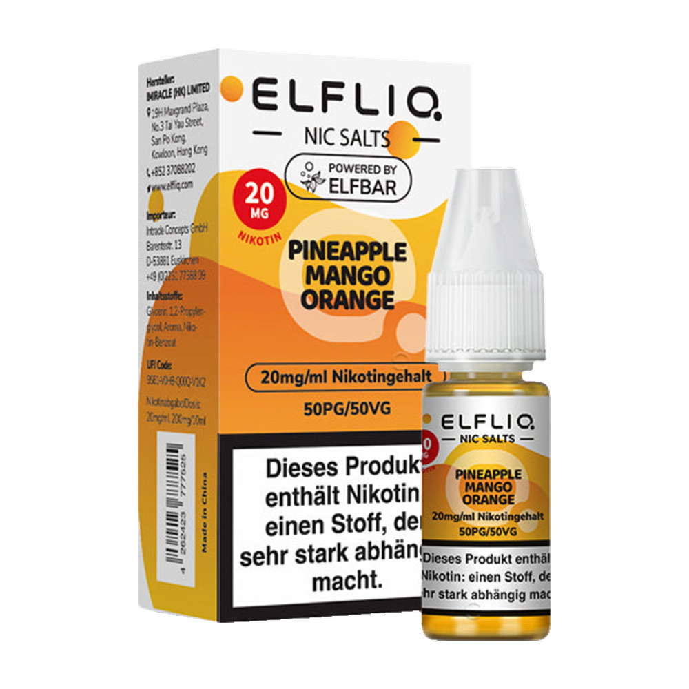 ELFLIQ PINEAPPLE MANGO ORANGE 20MG