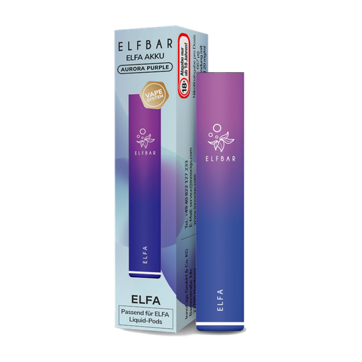 [CHD-10141] ELFBAR ELFA AKKU 500 AURORA-PURPLE