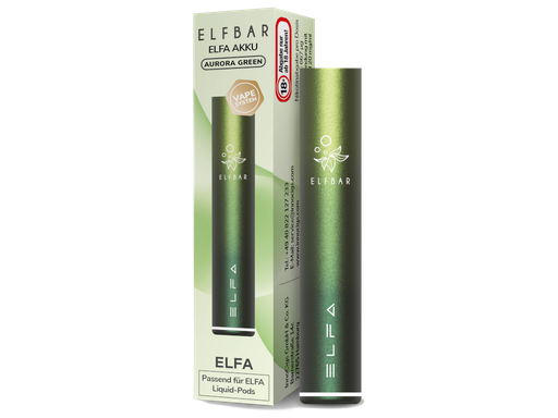 [CHD-10143] ELFBAR ELFA AKKU 500 AURORA-GRÜN