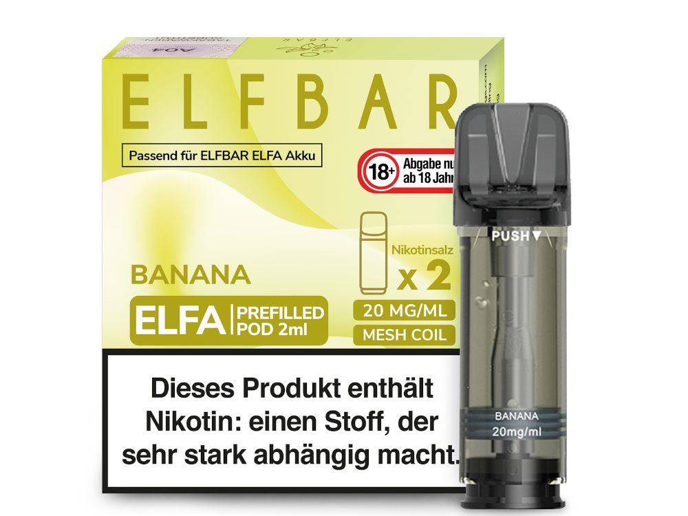 ELFBAR ELFA POD BANANA 20MG