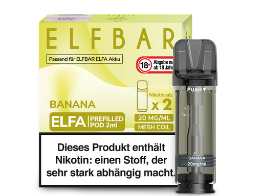 [CHD-10010] ELFBAR ELFA POD BANANA 20MG