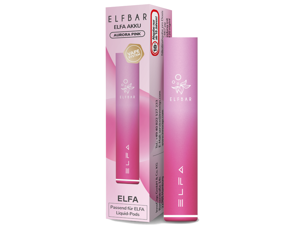 ELFBAR ELFA AKKU 500 AURORA-PINK