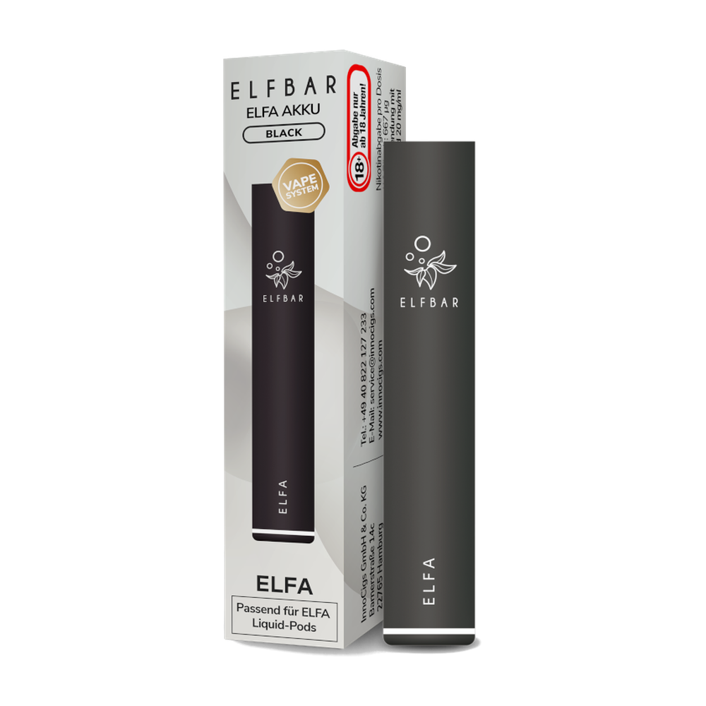 ELFBAR ELFA AKKU 500 BLACK
