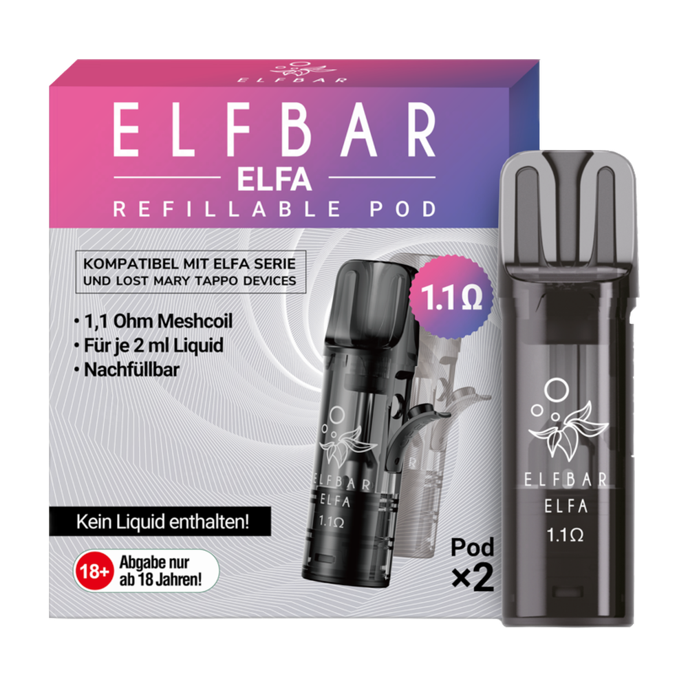 ELFBAR ELFA LEER POD 2ER 1,1 OHM