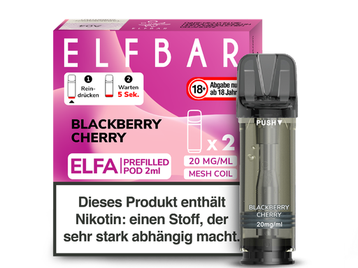 [CHD-10011] ELFBAR ELFA POD BLACKBERRY CHERRY 20MG