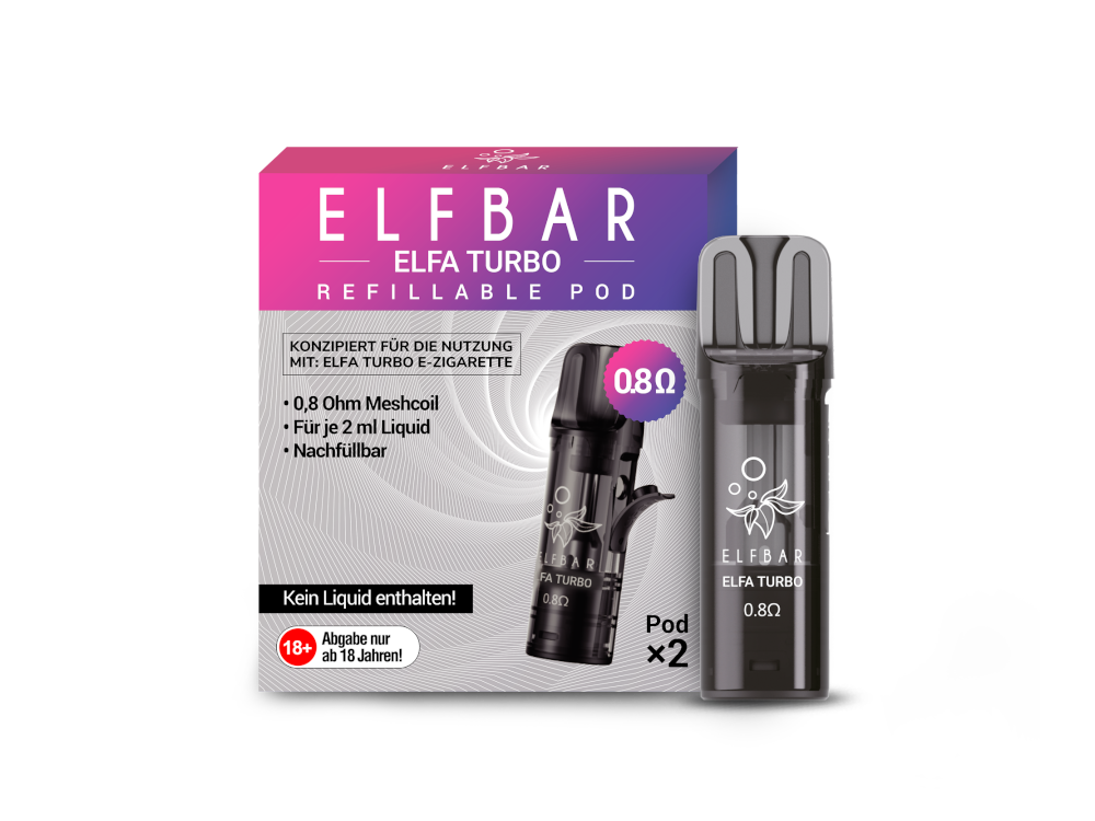 ELFBAR ELFA TURBO LEERPOD 2ER