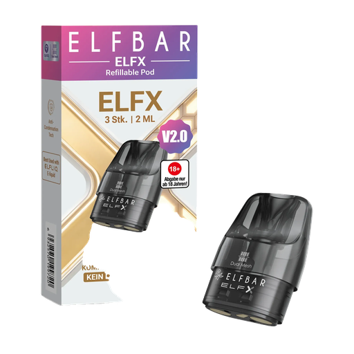 [CHD-10157] ELFBAR ELFX V2 0,6 OHM POD 3ER