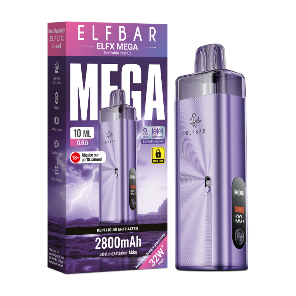 ELFBAR ELFX MEGA KIT PURPLE