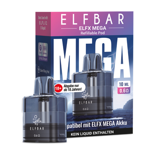 [CHD-10160] ELFBAR ELFX MEGA POD 0,6 OHM 10 ML