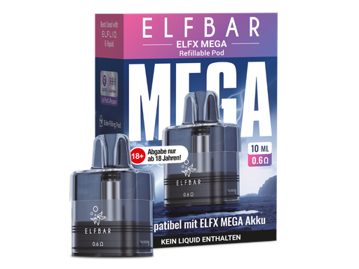 [CHD-10160] ELFBAR ELFX MEGA POD 0,6OHM 10ML