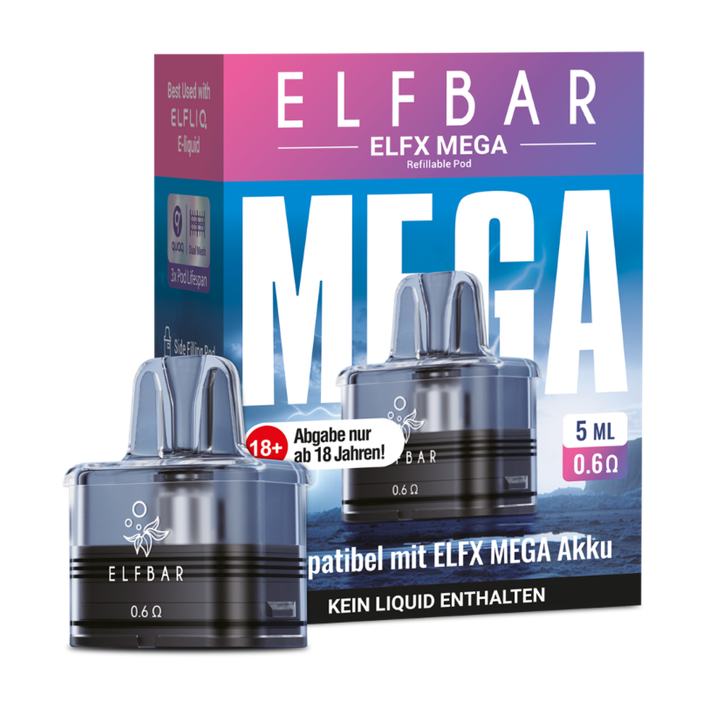 ELFBAR ELFX MEGA POD 0,6 OHM 5 ML