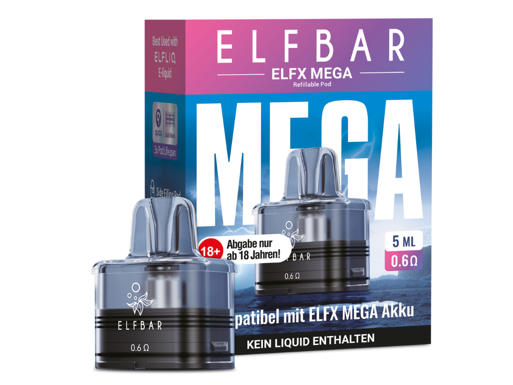 ELFBAR ELFX MEGA POD 0,6OHM 5ML
