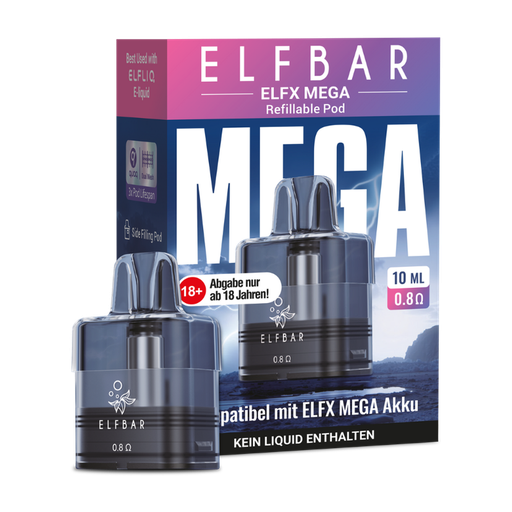 [CHD-10162] ELFBAR ELFX MEGA POD 0,8 OHM 10 ML