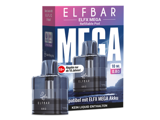 [CHD-10162] ELFBAR ELFX MEGA POD 0,8OHM 10ML