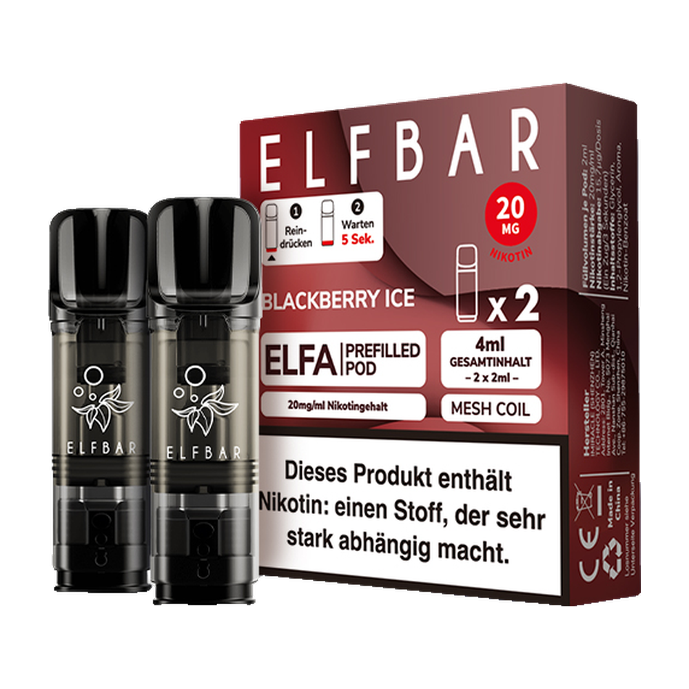 ELFBAR ELFA POD BLACKBERRY ICE 20MG