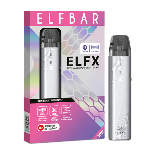 [CHD-10166] ELFBAR ELFX SET SILVER