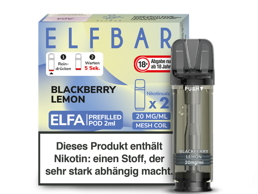 [CHD-10013] ELFBAR ELFA POD BLACKBERRY LEMON 20MG