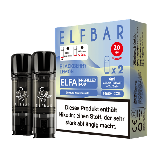 [CHD-10013] ELFBAR ELFA POD BLACKBERRY LEMON 20MG