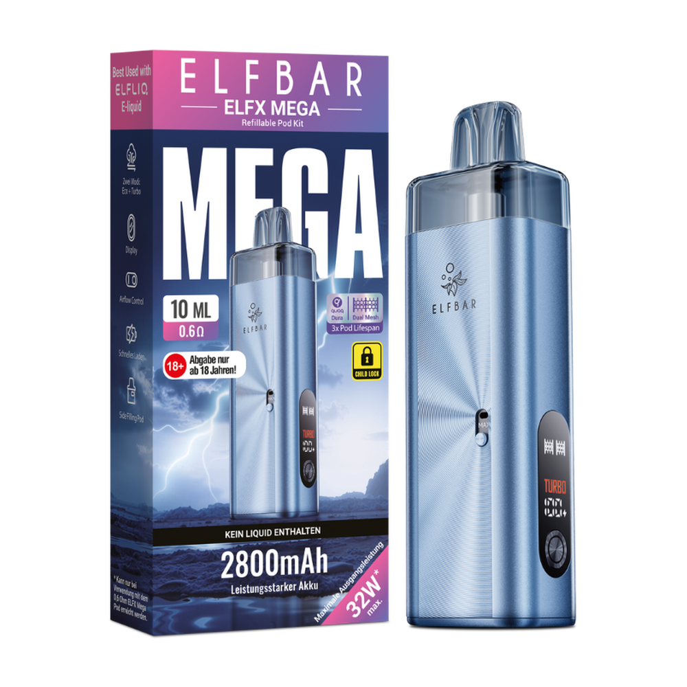 ELFBAR ELFX MEGA CYAN