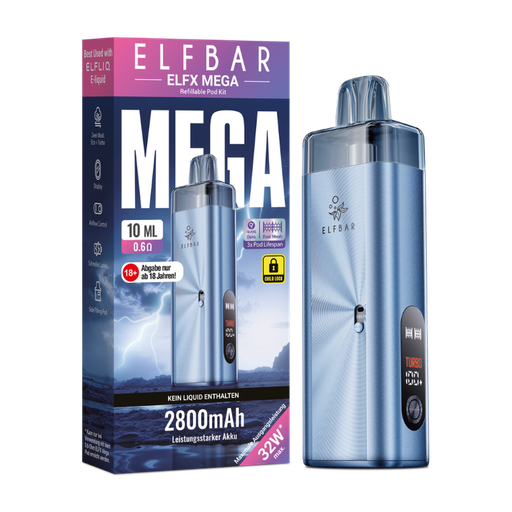 [CHD-10174] ELFBAR ELFX MEGA CYAN