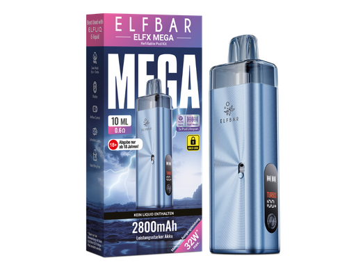 [CHD-10174] Elfbar Elfx Mega Cyan