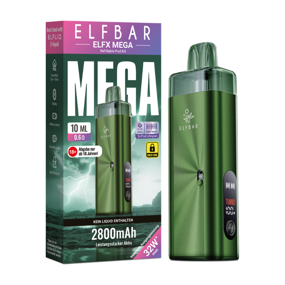 ELFBAR ELFX MEGA GREEN