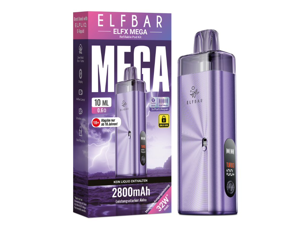 Elfbar Elfx Mega Purple