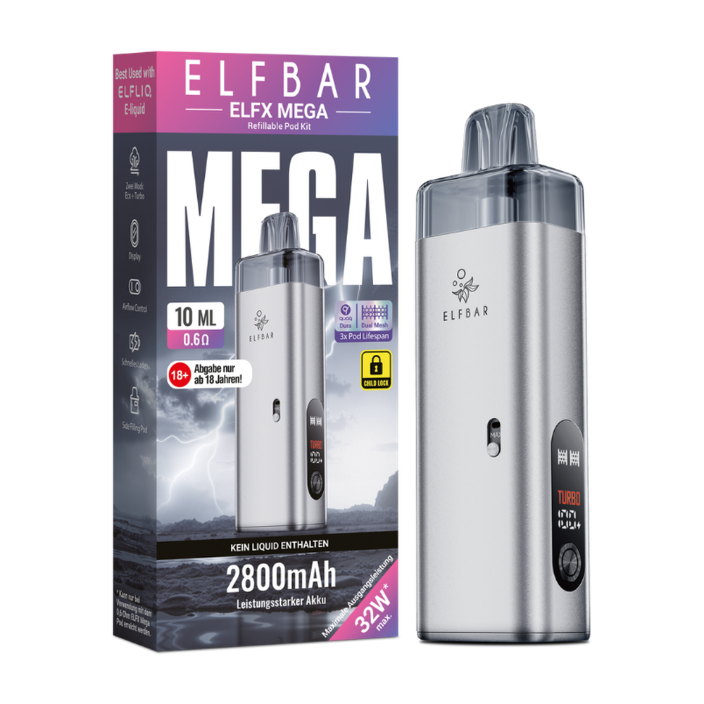 ELFBAR ELFX MEGA SILVER