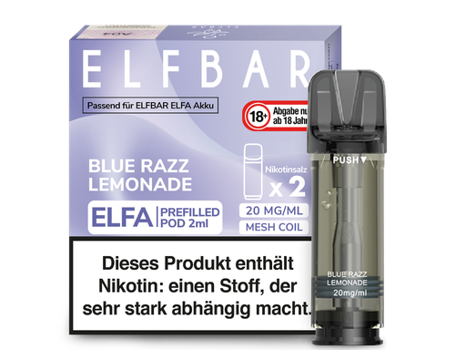 [CHD-10014] ELFBAR ELFA POD BLUE RAZZ LEMONADE 20MG