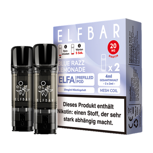 [CHD-10014] ELFBAR ELFA POD BLUE RAZZ LEMONADE 20MG