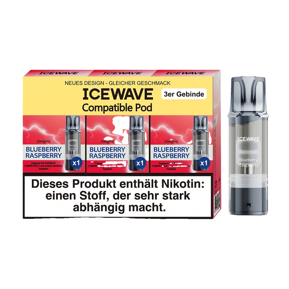 Icewave Blueberry Raspberry 20mg 3er