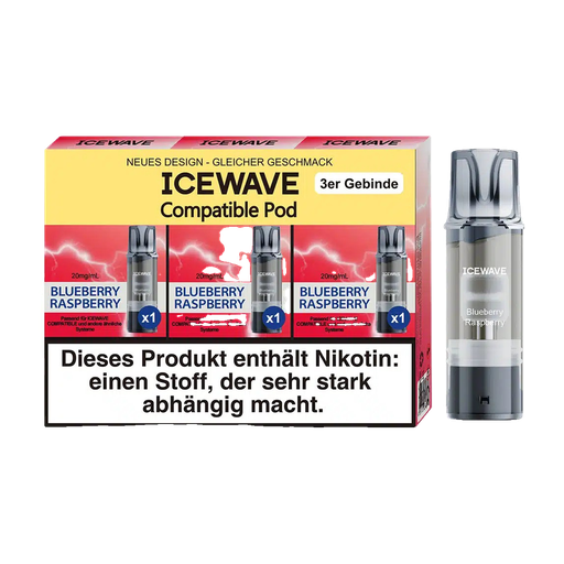 [CHD-10187] Icewave Blueberry Raspberry 20mg 3er