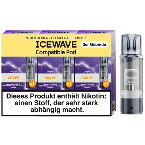 [CHD-10189] Icewave Grape 20mg 3er
