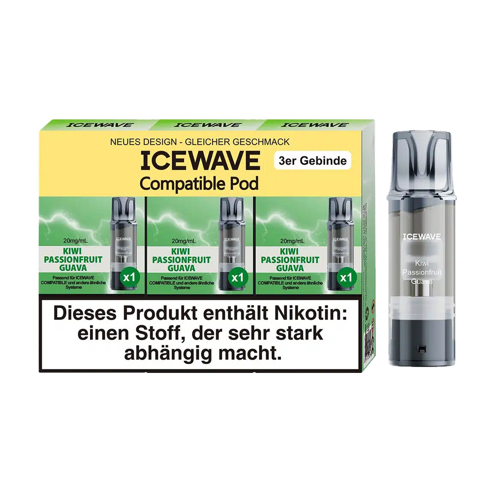 Icewave Kiwi Passionfruit Guava 20mg 3er