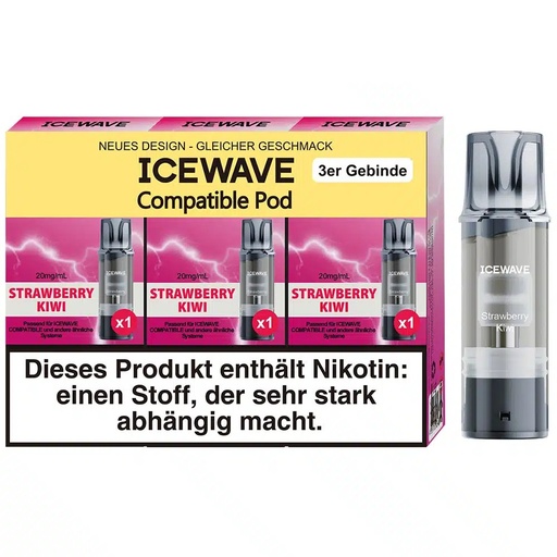 [CHD-10193] Icewave Strawberry Kiwi 20mg 3er