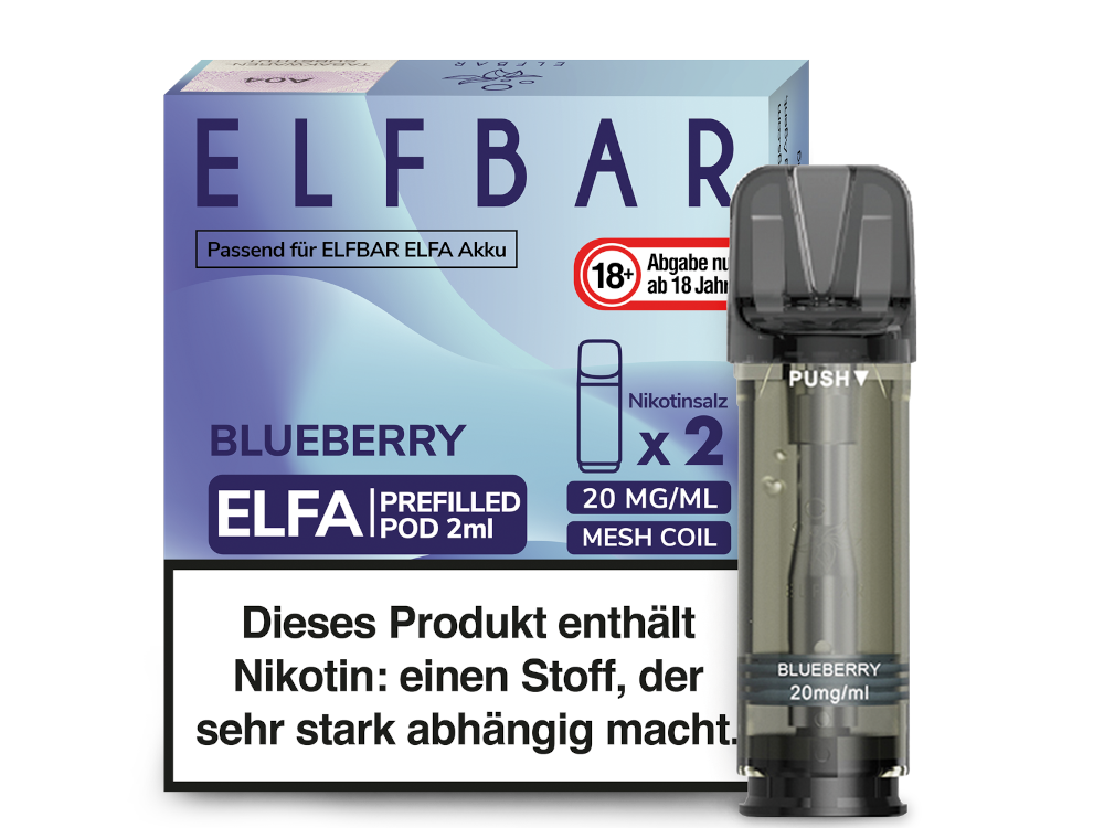 ELFBAR ELFA POD BLUEBERRY 20MG