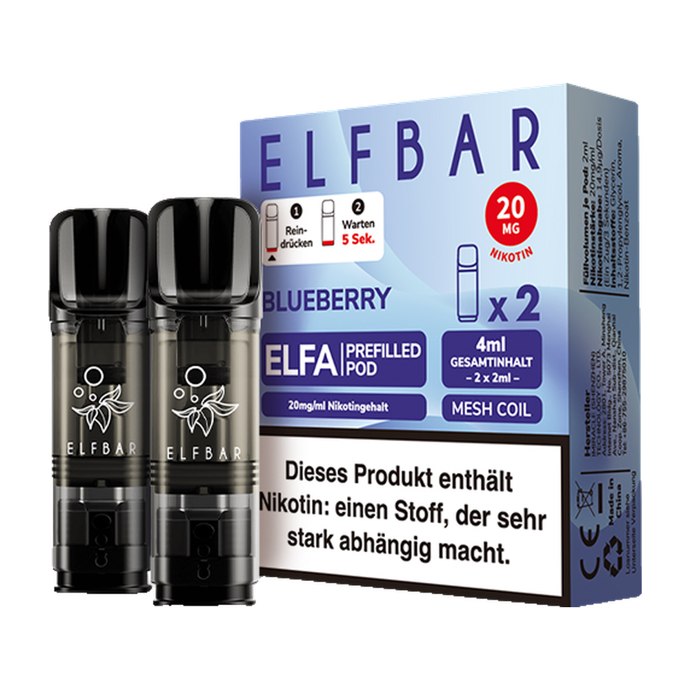 ELFBAR ELFA POD BLUEBERRY 20MG