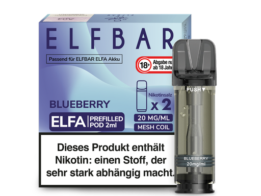 [CHD-10016] ELFBAR ELFA POD BLUEBERRY 20MG