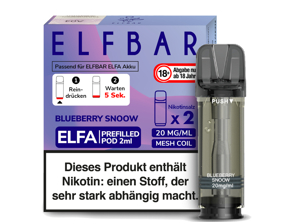 ELFBAR ELFA POD BLUEBERRY SNOW 20MG