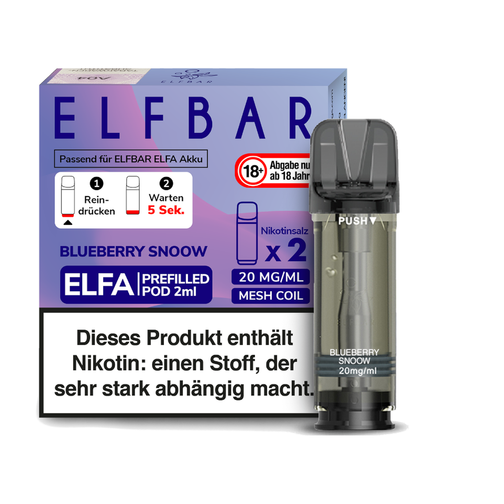 ELFBAR ELFA POD BLUEBERRY SNOW 20MG