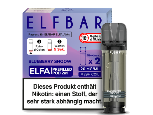 [CHD-10017] ELFBAR ELFA POD BLUEBERRY SNOW 20MG