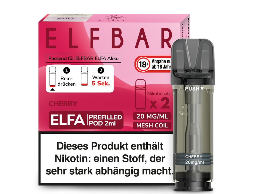 ELFBAR ELFA POD CHERRY 20MG
